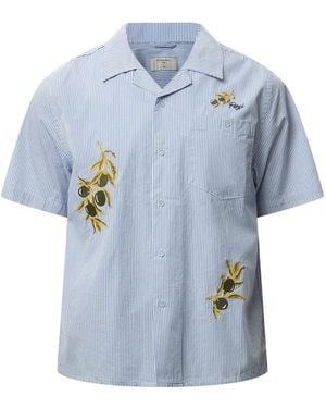 Percival Capri Cuban Shirt - Blue