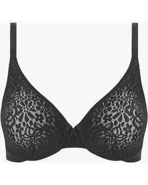 Wacoal Halo Lace Underwire Bra - Black
