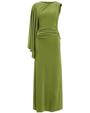 Forever New Fleur Cape Shoulder Maxi Dress - Green