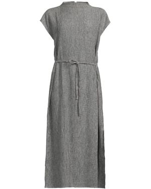 Eileen Fisher Women's Funnel Neck Dress - Grey