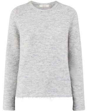 SELECTED Lulu Crew Neck Jumper - Grey