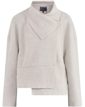 Oska Virgin Cropped Boiled Jacket - White