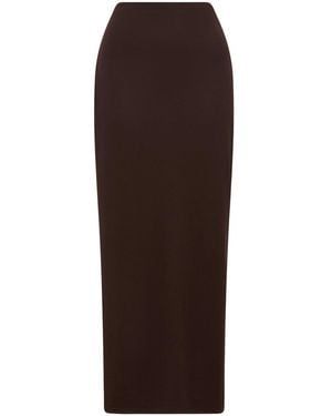 Forever New Mia Mesh Maxi Skirt - Brown