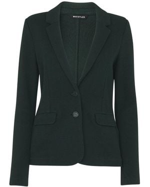 Whistles Women's Slim Jersey Jacket. - Green