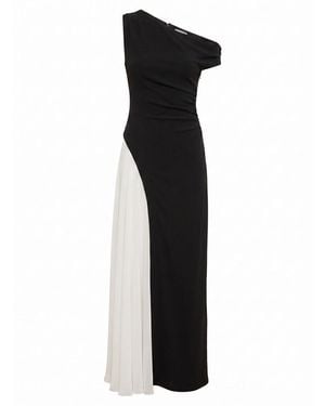 Forever New Camille Off Shoulder Contrast Maxi Dress - Black