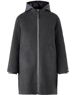 Marella Sport Moriana Coat With Hood - Grey