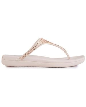 Fitflop Solay Mixed Crystals Sandals - White
