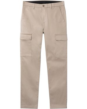 Calvin Klein Slim Stretch Cargo Trousers - Natural