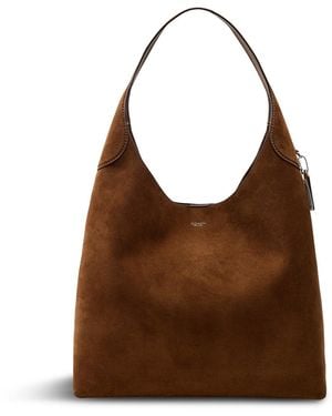 COACH Suede Brooklyn 39 Shoulder Bag Warm - Blue