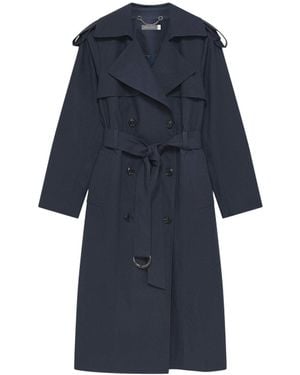 Mint Velvet Women's Washed Navy Trench Coat - Blue