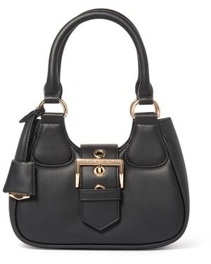 Forever New Signature Madison Buckle Moon Crossbody Bag - Black