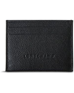 Longchamp Le Foulonne Card Holder - Black