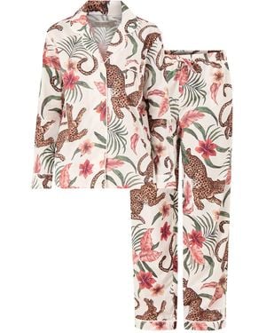 Desmond & Dempsey Soleia Long Set - White