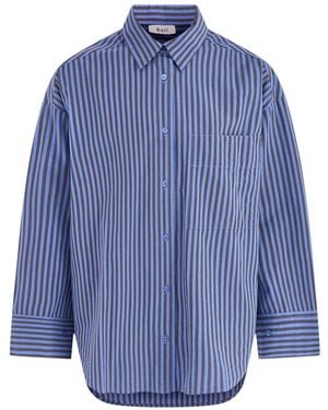 Boii Fie Stripe Shirt Multi - Blue