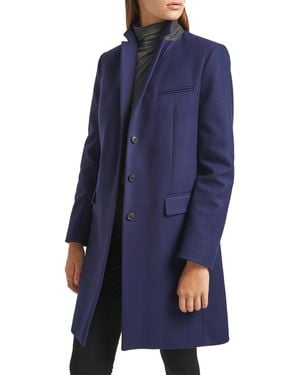 French connection utility blue coat hotsell