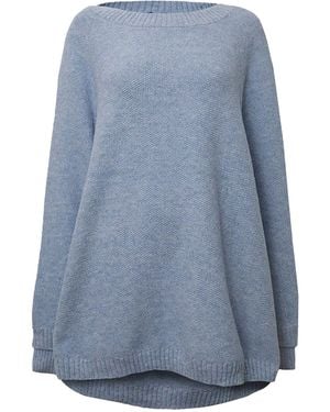 James Lakeland Oversized Pullover - Blue