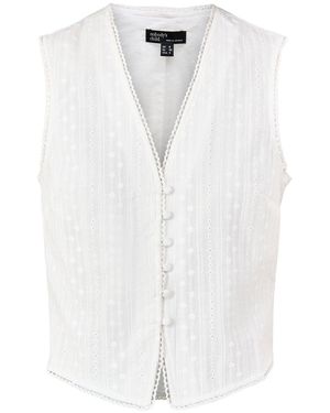 Nobody's Child Eliza Waistcoat Top - White