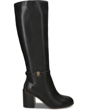 Kurt Geiger Shoreditch Block Knee Boot - Black