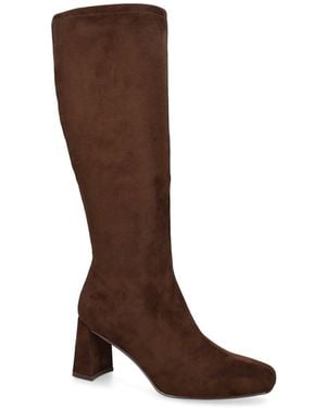 Steve Madden Holly Knee High Heeled Boots - Brown