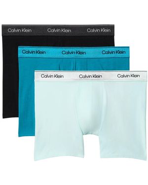 Calvin Klein Icon Stretch Boxer Brief 3Pk - Blue