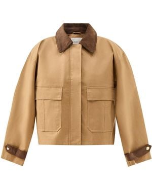 Nobody's Child Cropped Freddie Barn Jacket - Natural