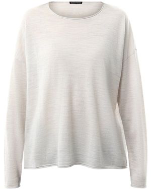 Eileen Fisher Merino Wool Crew Jumper - White
