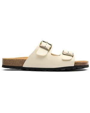 V.Gan Vegan Mango Comfort Footbed Synthetic Sandals - White