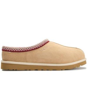 UGG Tasman Suede Slippers Chestnut - White