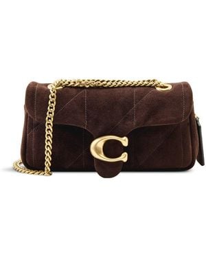 COACH Quilted Suede Tabby Shoulder Bag 20 - White