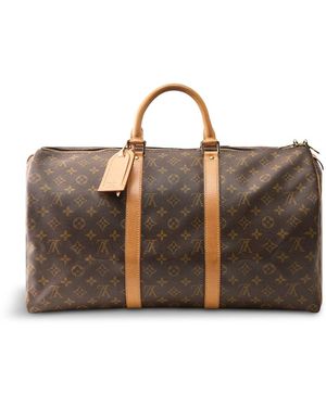 Le Prix Vintage Louis Vuitton Keepall 50 Monogram Bag - Brown