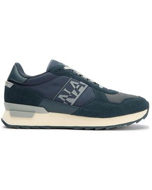 Napapijri Stab Suede Trainers - Blue