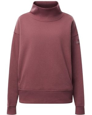 Alo Yoga Hazy Mock Neck Pullover - Red