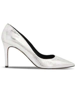 Whistles Women's Corie Textured Heeled Pump - White