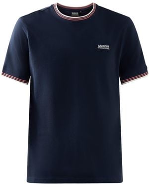 Barbour Ethan Tipped T-Shirt - Blue