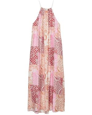Vero Moda Cille Hilda Halterneck Dress - Pink