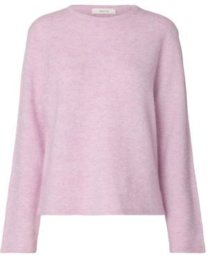 SELECTED Lulu Crew Neck Jumper Lilac - Pink