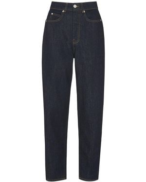 Whistles Authentic Barrel Leg Jean - Blue