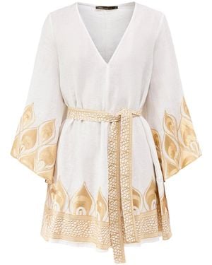 Kori Phoenix Mini Dress - White