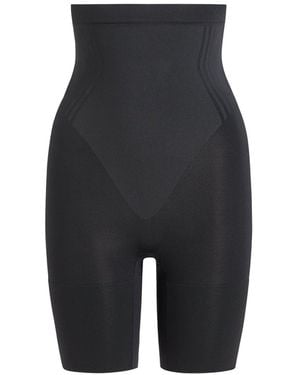 Spanx Gofigure Sculpting High Waist Mid-Thigh Shorts - Blue