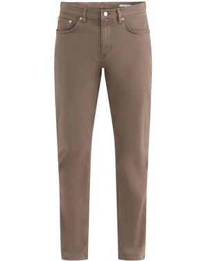 GANT Blend Moleskin Straight-Leg Jeans - Grey