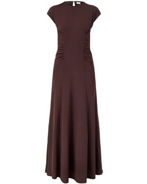 Marella Sport Serra Jersey Maxi Dress With Ruched Details - Purple