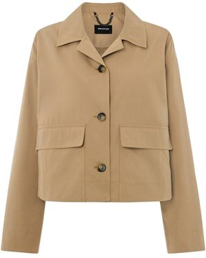 Whistles Short Trench Jacket - Natural