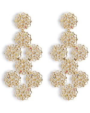 Caroline Svedbom Women's Florence Statement Earrings - White