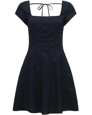 Forever New Regina Cap Sleeves Mini Dress - Blue