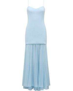 Forever New Luca Dropped Waist Maxi Dress - Blue