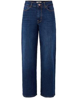 ONLY Madison High Waist Wide Leg Jeans - Blue