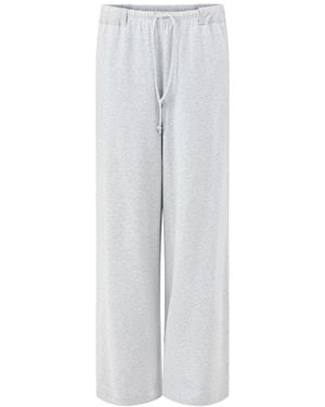 Free People Out And About Wide Leg Trousers - Grey