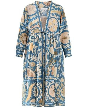 One Hundred Stars Duster Jacket - Blue