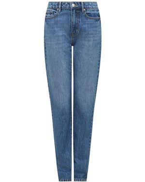 Forever New Paris Slim Straight Leg Jeans - Blue