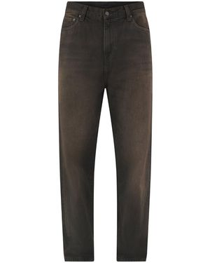 Carhartt Aaron Cotton Denim Jeans - Black